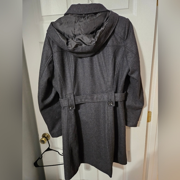 Liz Claiborne Belted Trench Coat - size 2x - Picture 4 of 4